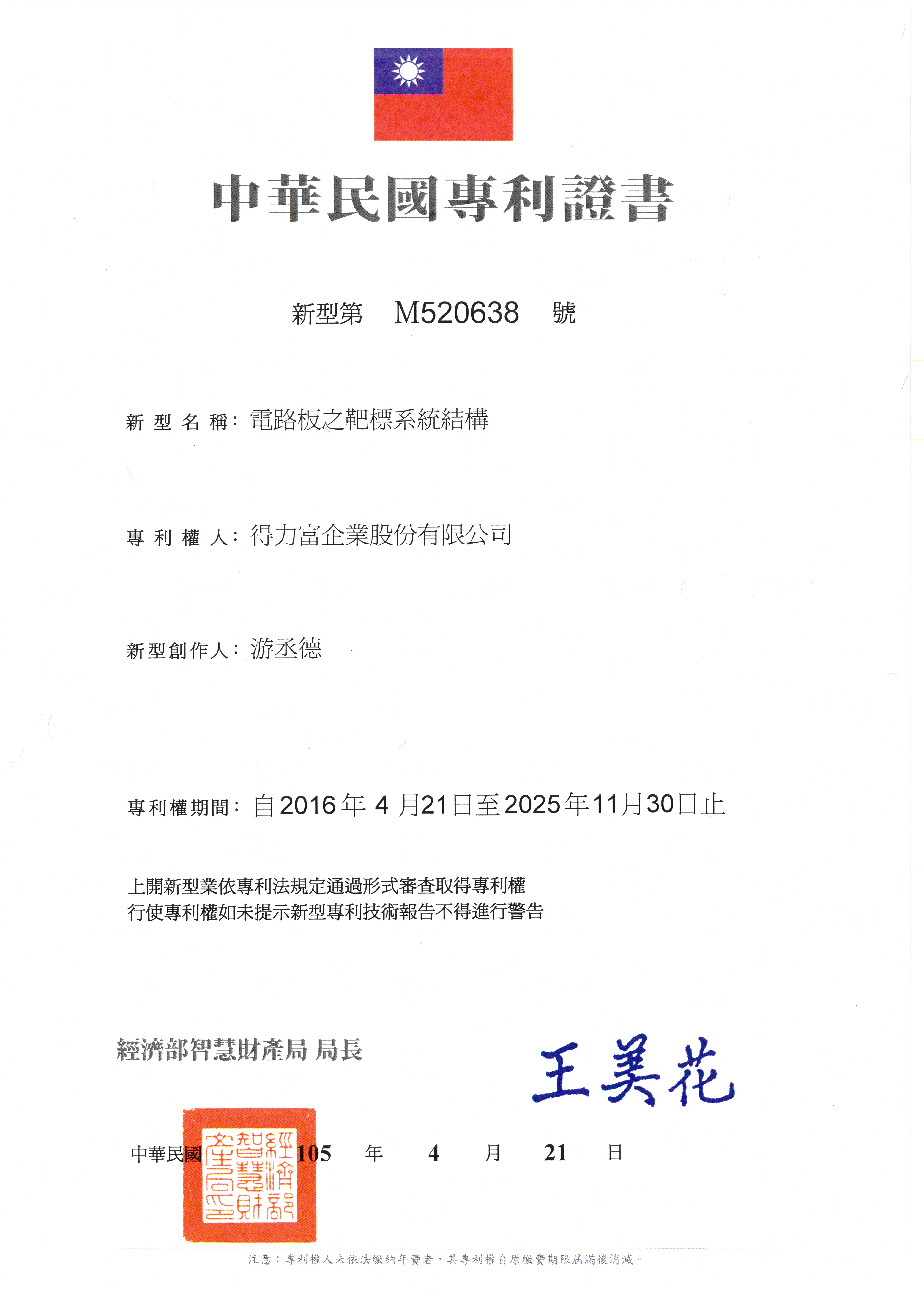 Patent certification